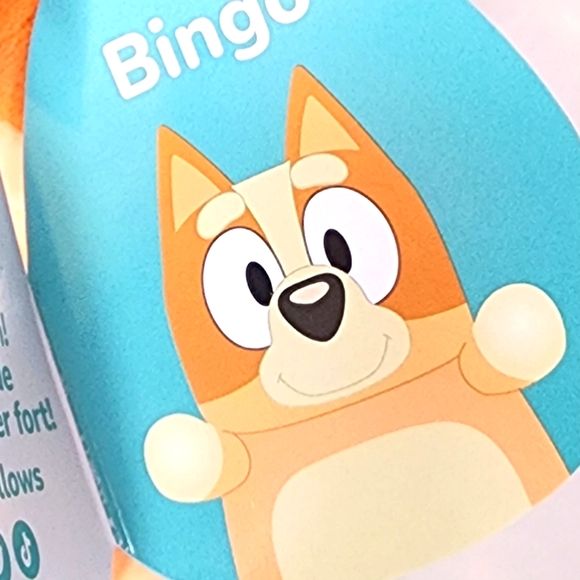 BINGO 🐶 Bluey's Sister Bingo HugMee Original Squishmallow by Kelly Toy ☆ NWT ☆ - Picture 4 of 8